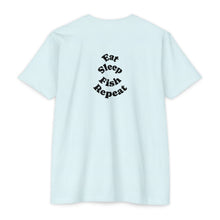 Load image into Gallery viewer, HippieStick Eat Sleep Fish Repeat T-shirt