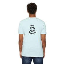 Load image into Gallery viewer, HippieStick Eat Sleep Fish Repeat T-shirt
